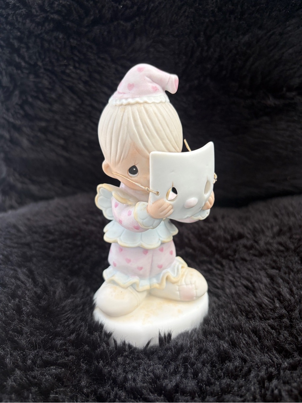 Precious Moments Special Ed Happy Face Clown Figurine 1981 5in